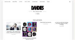Desktop Screenshot of dandies.fr
